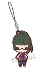 Maki Zenin Jujutsu Kaisen Nitotan 2nd Ending Rubber Mascot Key Chain [USED]