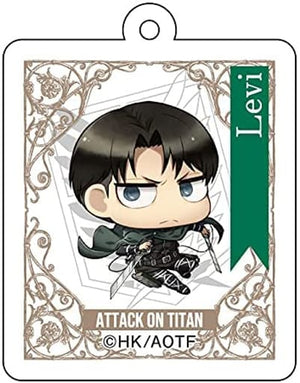 Levi Attack on Titan Chimi Chara Acrylic Key Chain Key Chain [USED]