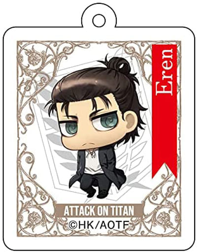 Ellen Yeager Attack on Titan Chimi Chara Acrylic Key Chain Key Chain [USED]