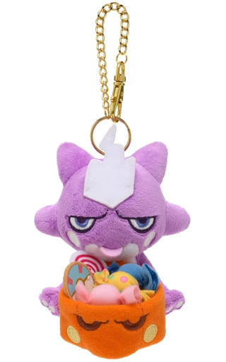 Toxel Pokemon Buruburu Mascot Pokemon Pumpkin Banquet Pokemon Center Limited Key Chain [USED]