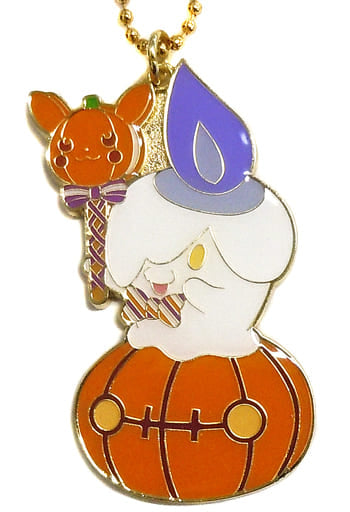 Litwick Pokemon Metal Keychain Collection Pokemon Pumpkin Banquet Pokemon Center Limited Key Chain [USED]