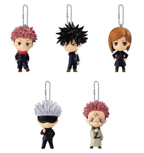 Nobara Kugisaki, etc. Jujutsu Kaisen Swing Mascot All 5 Types Set Key Chain [USED]