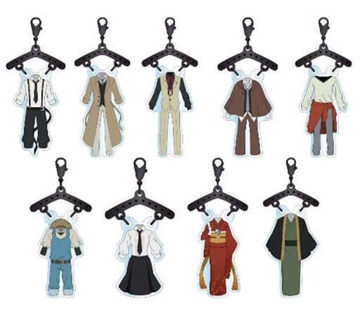 Atsushi Nakajima, etc. Bungo Stray Dogs Cospetit Collection Plus A All 9 Types Set Key Chain [USED]