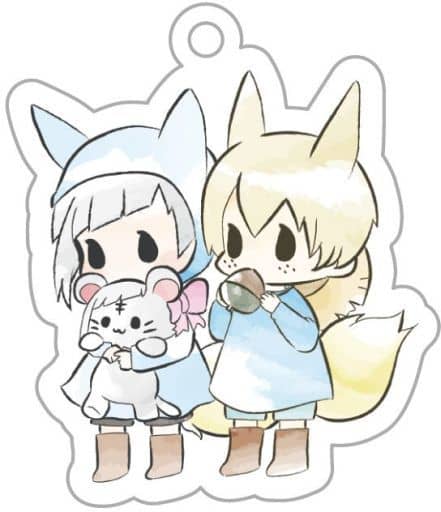 Atsushi Nakajima Kenji Miyazawa Bungo Stray Dogs Wan! Retro Chikku Acrylic Key Chain Sumokku Fox Ver. Key Chain [USED]