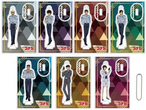 Rei Furuya, etc. Detective Conan Trading Mini Acrylic Stand B All 7 Types Set Acrylic Stand [USED]