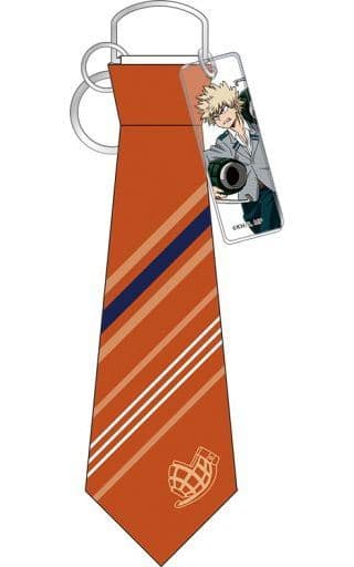 Katsuki Bakugo My Hero Academia Tie Style Keychain Key Chain [USED]