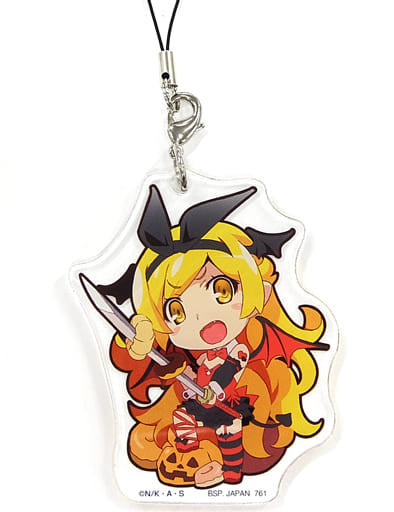 Shinobu Oshino Pumpkin Stomping Monogatari Series Ichiban Kuji Kizudsukushi no Kuji jato! Panaino! Akio Watanabe Illustration Acrylic Charm Prize I Charm [USED]
