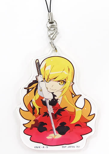 Shinobu Oshino Sword Monogatari Series Ichiban Kuji Kizudsukushi no Kuji jato! Panaino! Akio Watanabe Illustration Acrylic Charm Prize I Charm [USED]