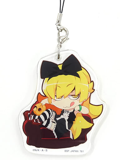 Shinobu Oshino Sitting on a Chair Monogatari Series Ichiban Kuji Kizudsukushi no Kuji jato! Panaino! Akio Watanabe Illustration Acrylic Charm Prize I Charm [USED]