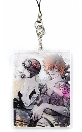 Shinobu Oshino B Pattern Monogatari Series Ichiban Kuji Kizudsukushi no Kuji jato! Panaino! Ogureito Illustration Acrylic Charm Prize J Charm [USED]