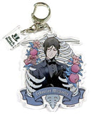 Sebastian Michaelis Black Butler Black Label Trading Acrylic Key Chains Black Butler Exhibition: Rich Black Limited Key Chain [USED]