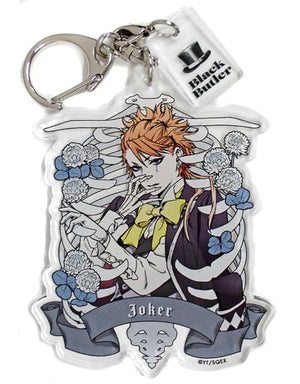 Joker Black Butler Black Label Trading Acrylic Key Chains Black Butler Exhibition: Rich Black Limited Key Chain [USED]