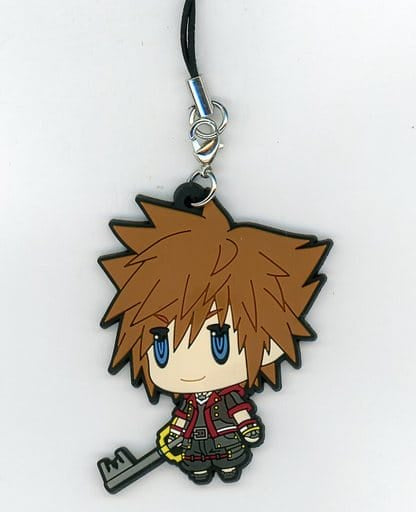 Sora Kingdom Hearts 3 Rubber Charm 7net Shopping Limited PS4 Software Purchase Bonus Key Chain [USED]