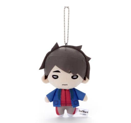 Osamu Miya Haikyu!! Nitotan Winter Clothes Plush Toy with Ball Chain Key Chain [USED]