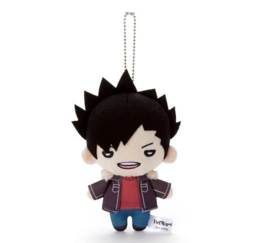 Tetsuro Kuroo Haikyu!! Nitotan Winter Casual Clothes Stuffed Toy with Ball Chain Key Chain [USED]