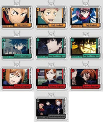 Yuji Itadori, etc. Jujutsu Kaisen Decofla Acrylic Key Chain Vol.2 A box All 10 Types Set Key Chain [USED]