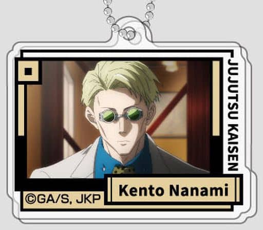 Kento Nanami B Jujutsu Kaisen Decofla Acrylic Key Chain Vol.2 C Box Key Chain [USED]