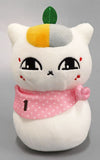 Triple Nyanko Sensei No. 1 Natsume's Book of Friends Triple Nyanko Sensei Oshare Scarf Plush Toy that Can Be Attached To Bag Mascot [USED]