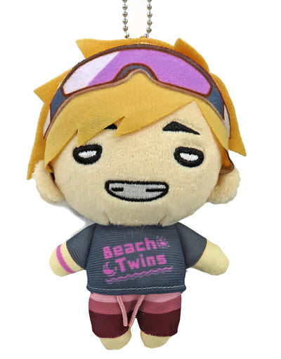 Atsumu Miya Haikyu!! TO THE TOP Nitotan Beach Volleyball Plush Toy with Ball Chain Key Chain [USED]