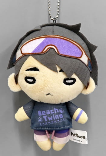 Osamu Miya Haikyu!! TO THE TOP Nitotan Beach Volleyball Plush Toy with Ball Chain Key Chain [USED]