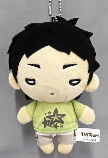 Keiji Akaashi Haikyu!! TO THE TOP Nitotan Beach Volleyball Plush Toy with Ball Chain Mascot [USED]