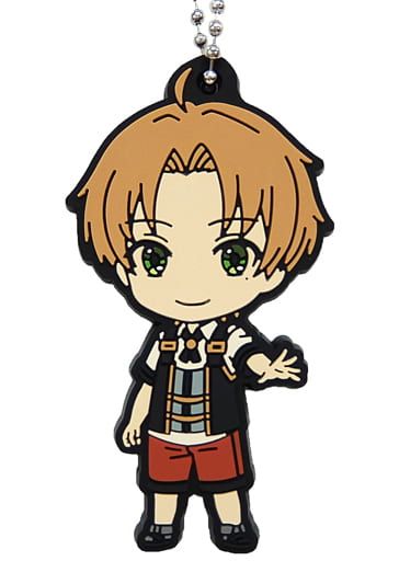 Rudeus Greyrat Mushoku Tensei: Jobless Reincarnation Nendoroid Plus Capsule Rubber Keychain Key Chain [USED]