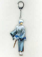 Gintoki Sakata Look Back Gintama The Final Acrylic Keychain animate Limited Key Chain [USED]