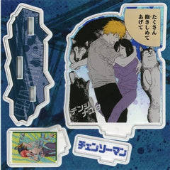 Chainsaw Man Denji Nayuta Emotional Acrylic Diorama Jump Characters Store Limited Acrylic Stands [USED]