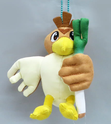 Farfetch'd Pokemon Sannegi-Tai Monogatari Mascot Key Chain [USED]