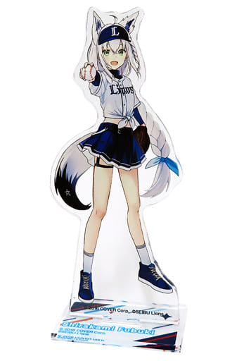 Shirakami Fubuki Saitama Seibu Lions VTuber Hololive X Pacific League 6 Teams Acrylic Stand Acrylic Stands [USED]