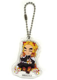 Kyojuro Rengoku Demon Slayer: Kimetsu no Yaiba Acrylic Keychain Lawson Fall 2021 Limited Key Chain [USED]