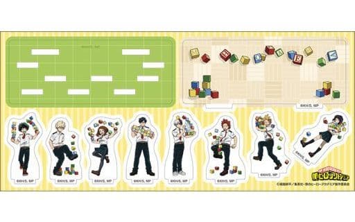 My Hero Academia Izuku Midoriya & Others Building Blocks Acrylic Diorama Acrylic Stands [USED]