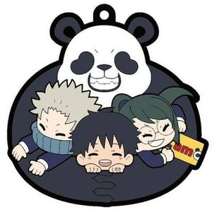 Yuji Itadori, etc. Jujutsu Kaisen 0 Buddycolle Rubber Mascot Key Ring [USED]