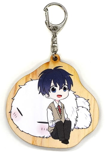 Hanae Ashiya Haruitsuki Abeno The Morose Mononokean Wood Key Chain Special Wood Key Chain animate Limited Comics Vol.7 Bundled Bonus Key Chain [USED]