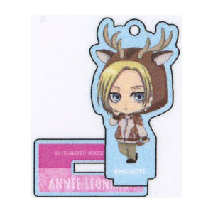 Annie Leonhart Chital Deer Attack on Titan Chibi Chara Trading Acrylic Stand Key Chain Warrior of Marley Key Chain [USED]