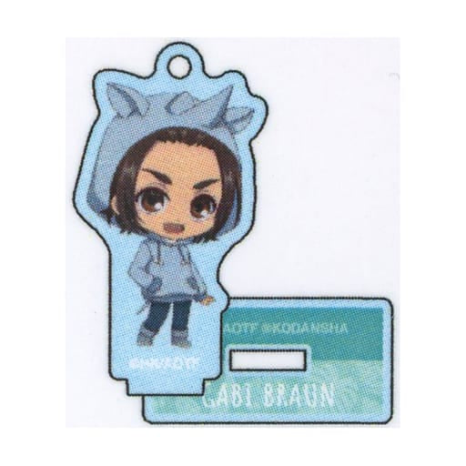 Gabi Braun Sai Attack on Titan Chibi Chara Trading Acrylic Stand Key Chain Warrior of Marley Key Chain [USED]