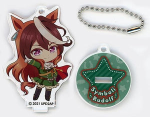 Symboli Rudolf Uma Musume Pretty Derby Season 2 Trading Acrylic Stand Key Chain Key Chain [USED]