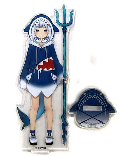 VTuber Hololive English Gawr Gura Acrylic Stand Myth Half-Year Anniversary Celebration Acrylic Stands [USED]