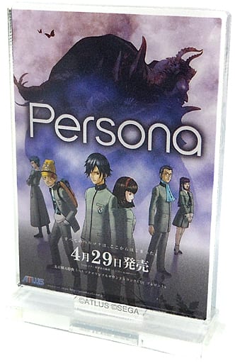 Persona 1 Series Poster Style Trading Acrylic Stand Persona 25th Anniversary animate ONLY SHOP Exclusive Acrylic Stands [USED]