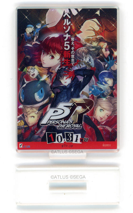Persona 5 Royal Ann Takamaki & Others Series Poster Style Trading Acrylic Stand Persona 25th Anniversary animate ONLY SHOP Exclusive Acrylic Stands [USED]