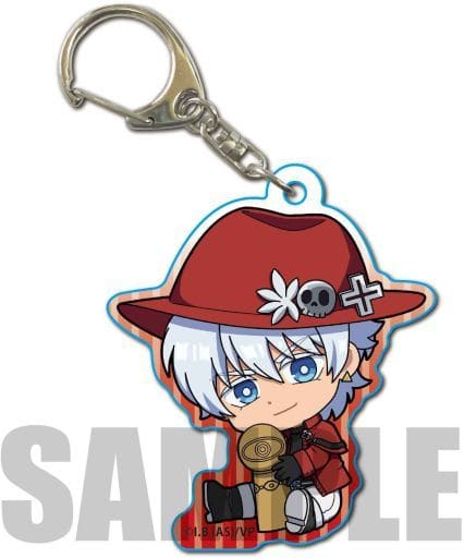 Ronald Mebiyatsu The Vampire Dies in No Time Gyugyutto Acrylic Key Chain Key Ring [USED]