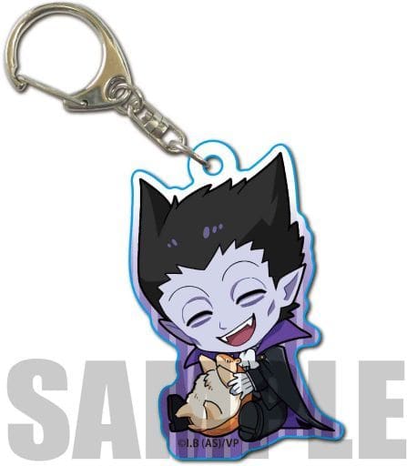 Draluc John The Vampire Dies in No Time Gyugyutto Acrylic Key Chain Key Ring [USED]
