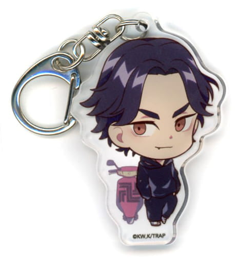 Keisuke Baji Hoodie Tokyo Revengers Acrylic Key Chain Collection Tree Village Garage Cafe&Shop Limited Key Chain [USED]