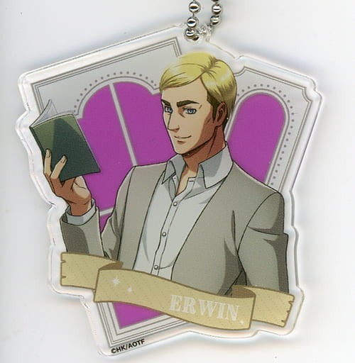 Erwin Smith B Attack on Titan The Final Season Trading Acrylic Key Chains Key Chain [USED]
