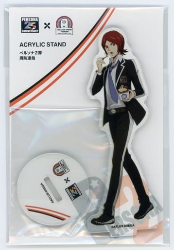 Persona 2: Innocent Sin Protagonist Acrylic Stand Persona 25th Anniversary Roll Ice Cream Factory Exclusive Acrylic Stands [USED]