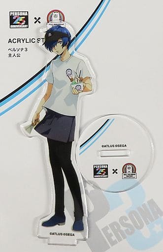 Persona 3 Male Protagonist Acrylic Stand Persona 25th Anniversary Roll Ice Cream Factory Exclusive Acrylic Stands [USED]