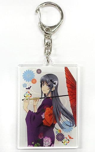 Mai Sakurajima Half Body Rascal Does Not Dream of Bunny Girl Senpai Newly Drawn Illustration Trading Acrylic Key Chains Japanese Style Halloween Ver. Key Chain [USED]