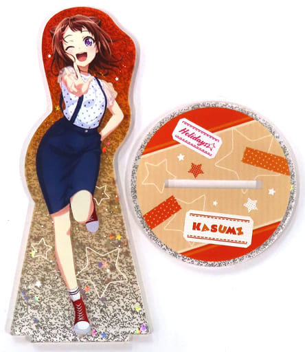 Kasumi Toyama BanG Dream! Girls Band Party! Kiratto Acrylic Stand Holidays Acrylic Stand [USED]