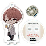 Kagami Hayato Autumn Clothes Ver. Drink Vtuber Nijisanji Rof-Mao Trading Acrylic Stand Key Chain animatecafe Business Trip Version Limited Key Chain [USED]