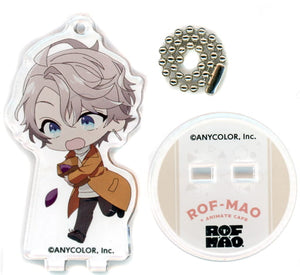 Kaida Haru Autumn Clothes Ver. Baked Sweet Potato Vtuber Nijisanji Rof-Mao Trading Acrylic Stand Key Chain animatecafe Business Trip Version Limited Key Chain [USED]